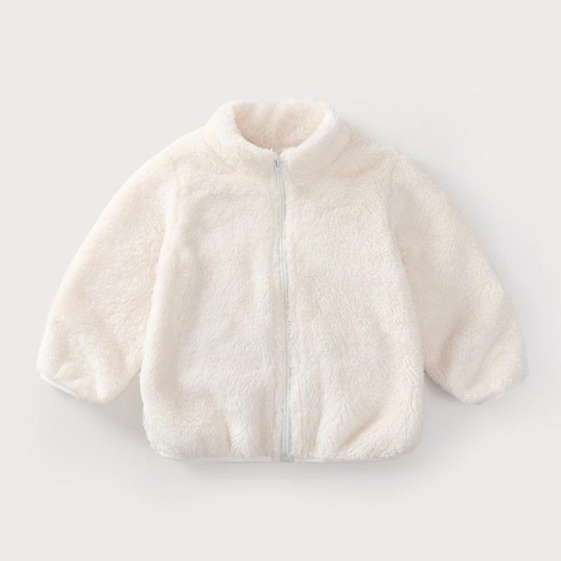 Children's Lamb Fleece Jacket Autumn/Winter Warm Jacket for Boys and Girls