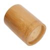 Cylinder Cylinder Bamboo Tool Holder  Bathroom Toothbrush Cosmetic Brush Organizing
