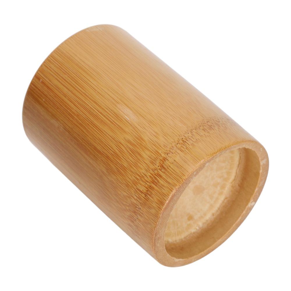Cylinder Cylinder Bamboo Tool Holder Bathroom Toothbrush Cosmetic Brush Organizing