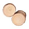 Slices Circles Round Wooden Slices DIY Wooden Drawing Board Natural Round Pine Unfinished Wood