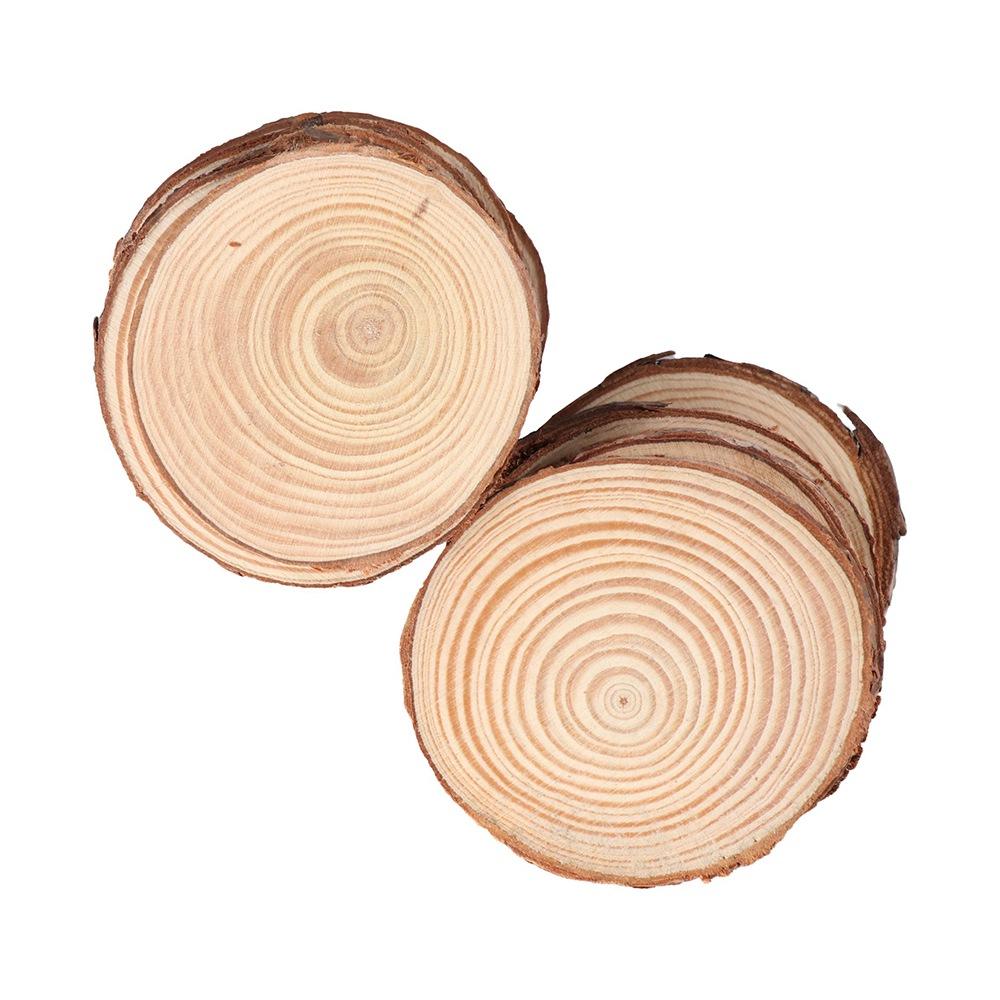 Slices Circles Round Wooden Slices DIY Wooden Drawing Board Natural Round Pine Unfinished Wood
