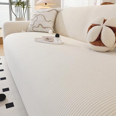 Anti Slip and Simple Style Polar Fleece Sofa Cover New Autumn and Winter Elastic All Season All Inclusive Sofa Cover