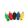 10Pcs/set M4X36 Pure Copper Terminal 4MM Banana Jack Socket 20A Binding Post Banana Plug Connector Colorful