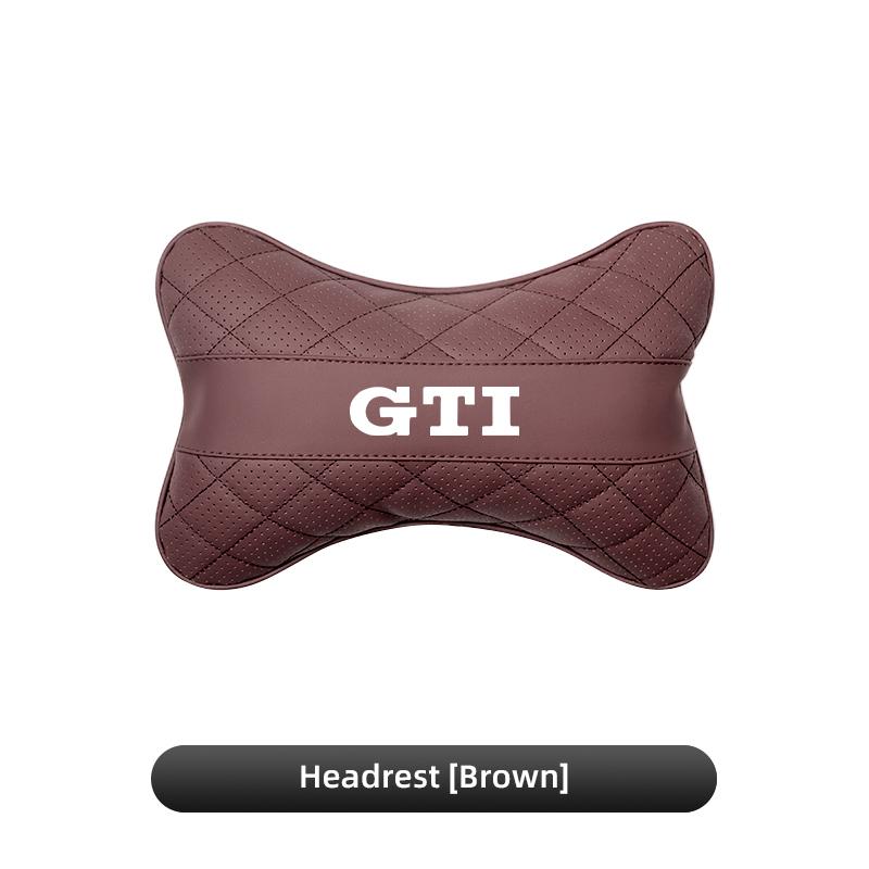 Car Seat Head Support Cushion Lumbar Pillow Interior Accessories / Hub Cap For VW R Golf Touran Octavia Motion GTI Polo Auto MK7