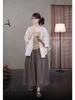 Summer Retro Slimming Linen Lapel Shirt for Women