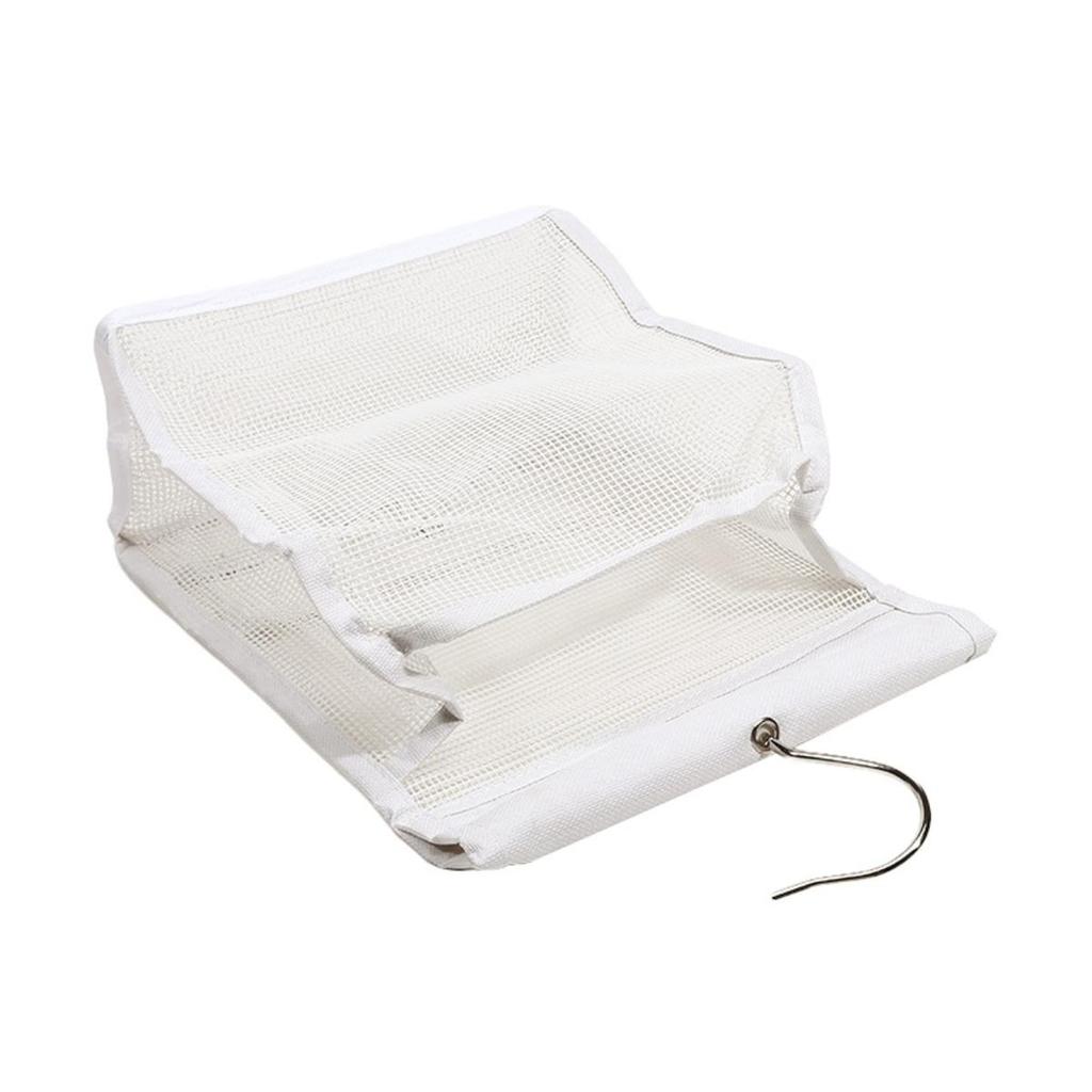 Hanging Toiletry Kits PVC Mesh Hanging Bag Portable Quick Drying Shower Storage Bag Wall Mounted Cosmetics Toiletries Organizer