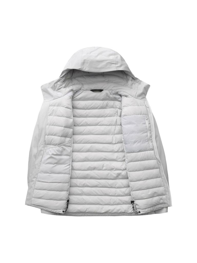 Bird's House Solano Windproof & Waterproof Hooded Down Jacket, Fully Sealed Three-Layer Design, Unisex Outdoor Wear.