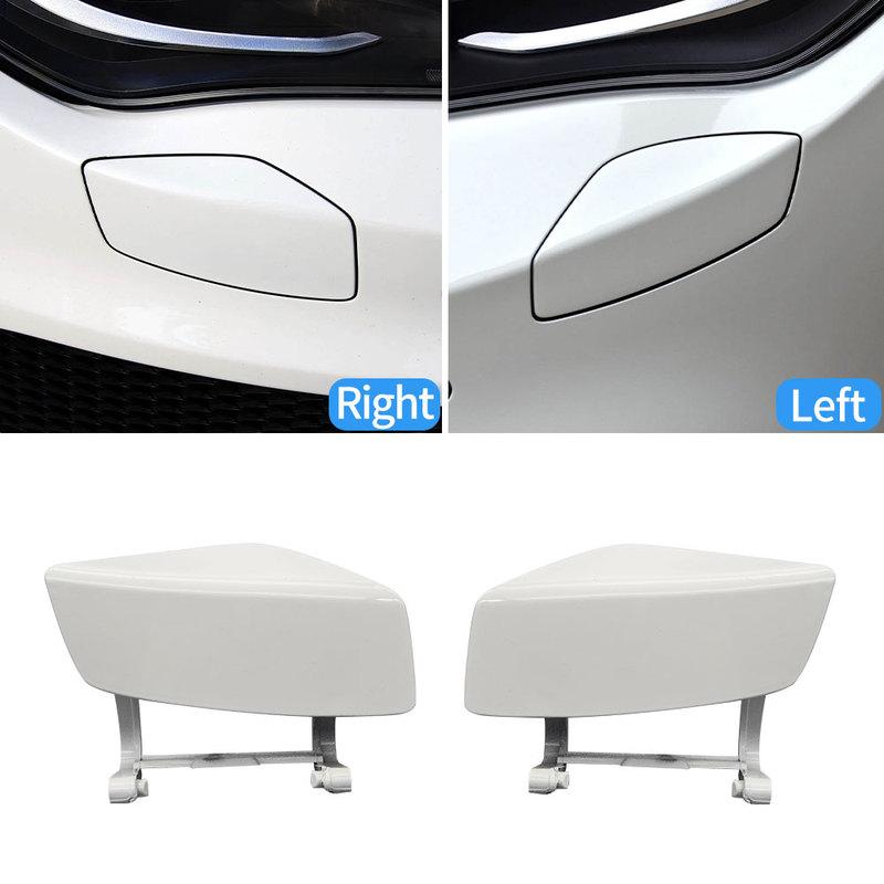 For Mercedes W117 Front Bumper Headlight Washer Spray Cover Cap Black White For Benz GLA Class CLA200 CLA220 CLA260 2013-2015