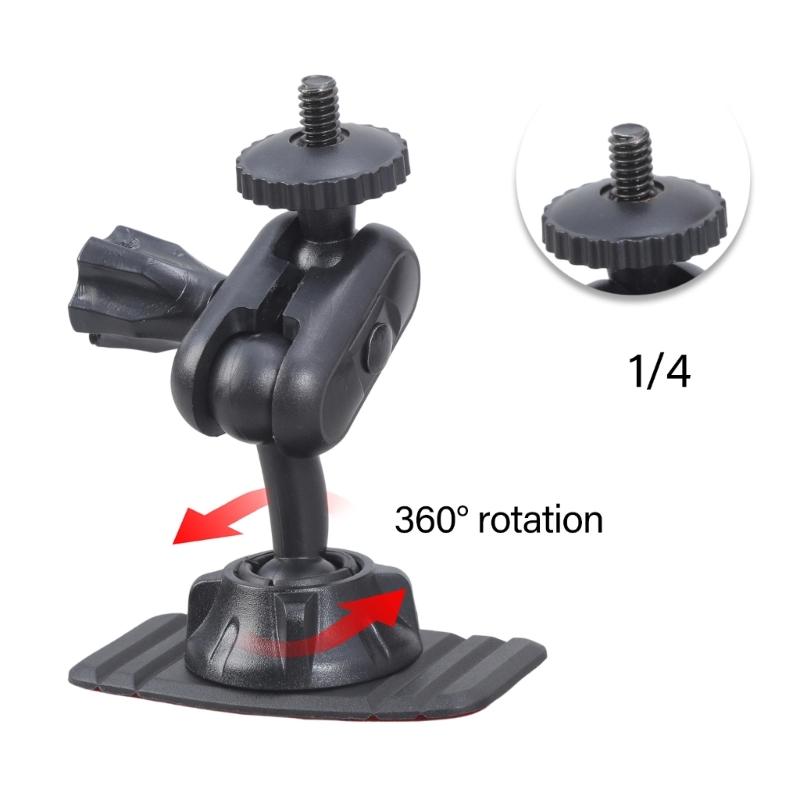 1/4inch Male To Male Threaded Screw Connectors Double Head Studs for Camera Tripod Motorcycle Action Camera Attachment