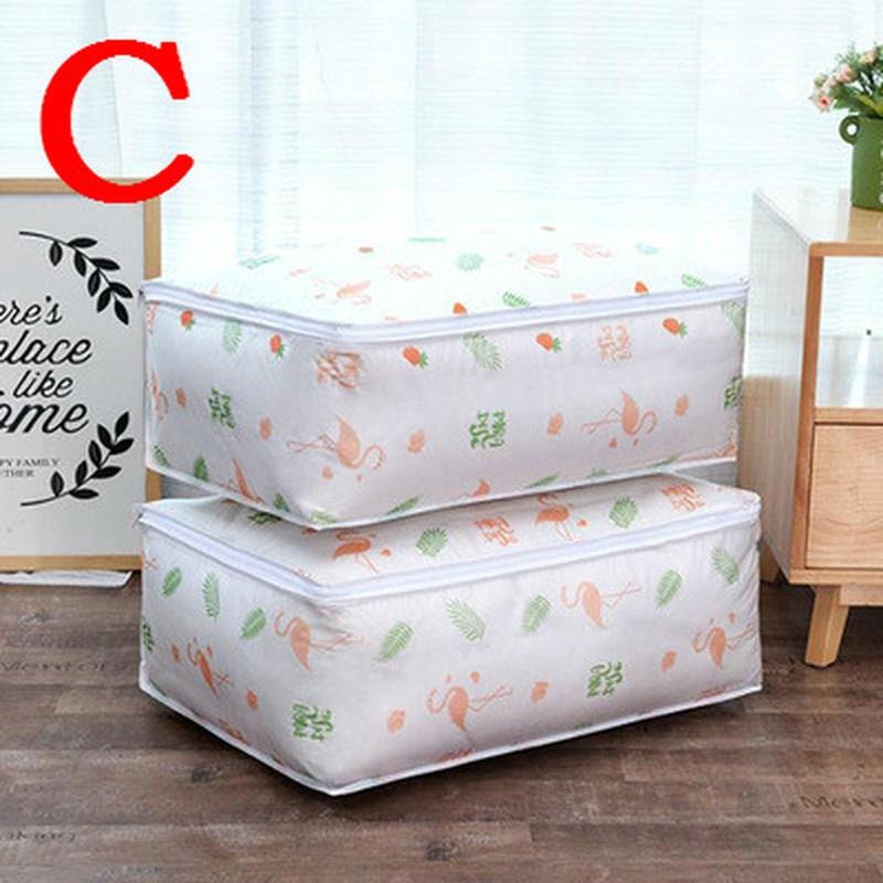 1PC Foldable Storage Bag Quilt Pillow Blanket Organizer Moisture-proof Clothes Storage Bag Home Clos