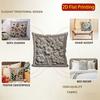 2D Floral Embroidered Style Pillow Covers For Home Pattern Cushion Cover Suitable For Sofa Bedroom Car Pillow Cover