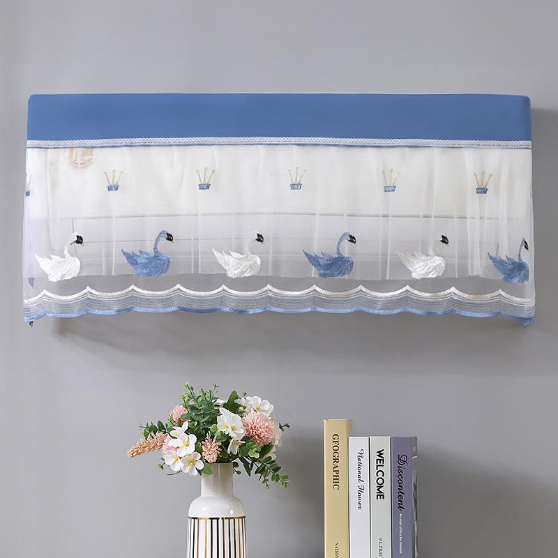 

Houseeker Пилозахисний чохол для кондиціонера Захисник від пилу Настінний Захисний чохол Миючі Чохли для кондиціонера Домашній Текстиль Захисна сумка синій