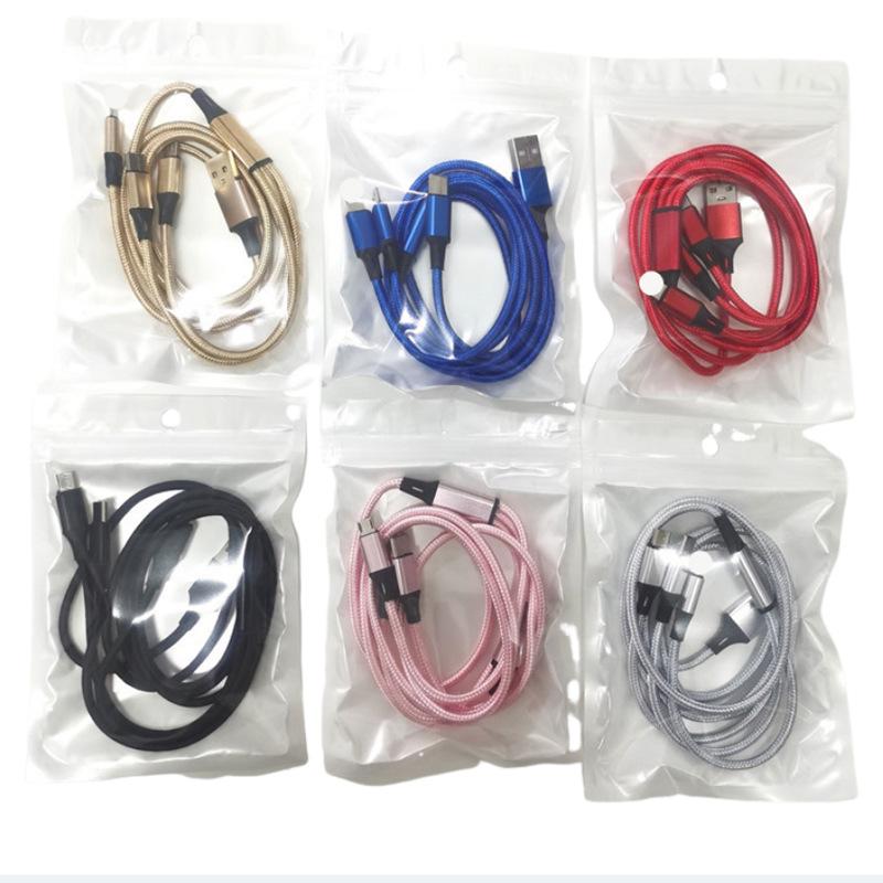 Essential 3-in-1 Charging Cable for Android & Huawei Devices (Type-C & Micro USB)