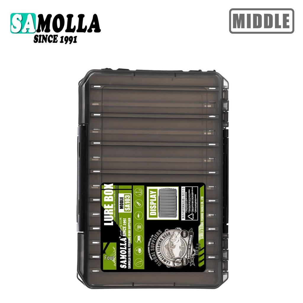 XL Double-Sided Tackle Storage Box for Fishing Lures, Bait, and Hooks