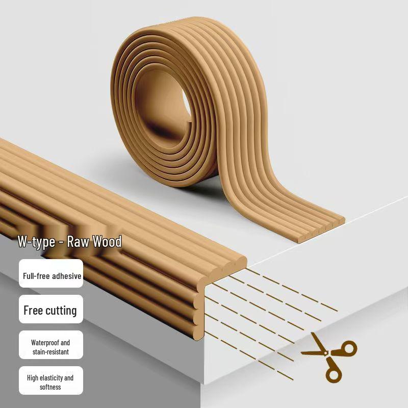 Soft Edge Anti-Collision Foam Protector Strip for Corners and Walls