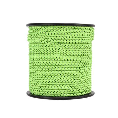 Cuerda de Camping Fluorescente para Tienda de Campaña, Cordón Reflectante para Camping al Aire Libre, Senderismo, Tienda de Campaña 50m 164ft