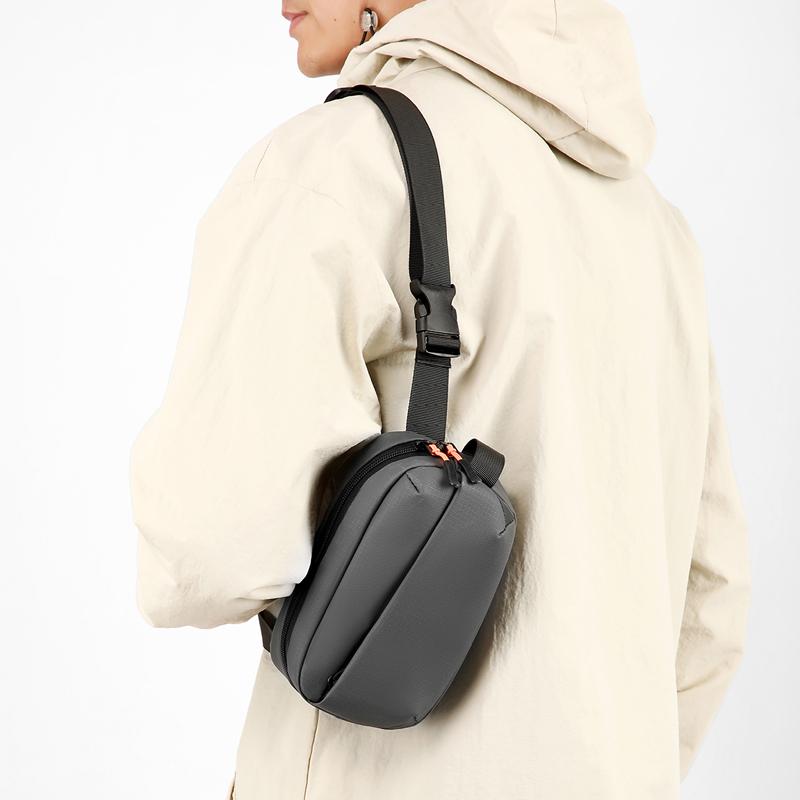 Men's Chest Bag Sports Waist Bag Running Waterproof Crossbody Bag