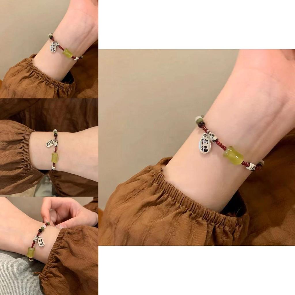 Delicate Geometric Glass Bead Bracelet For Women Perfect Gift Idea