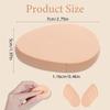 8 Pcs Oval Puff Facial Powder Blender Flat Makeup Sponge Puffs Foundation Sponge Beige Beauty Egg Smooth Air Cushion Puff for Natural Easy Soft Long