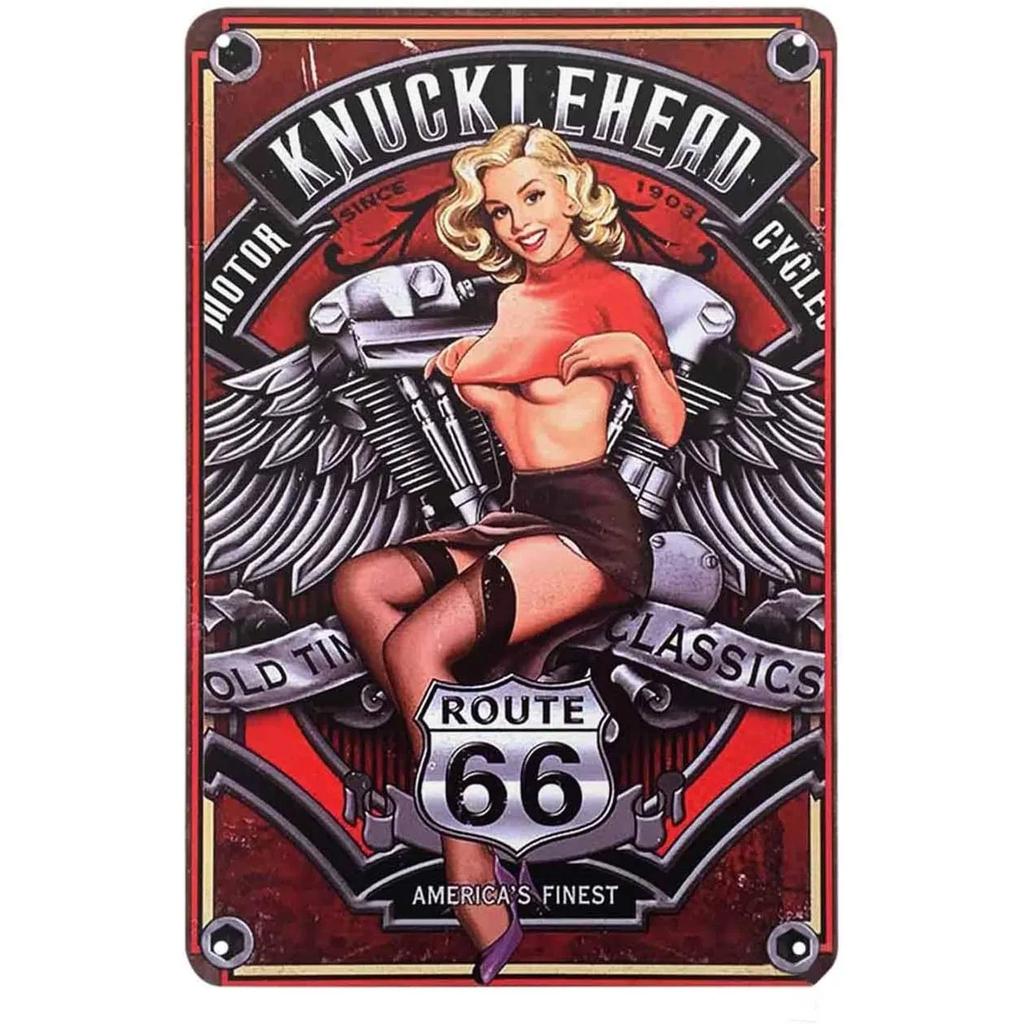 Metal Tin Signs Plaque Pinup Garage Wall Decoration Vintage Iron Painting Art Posters for Man Cave Home Cafe Garage Club Bar
