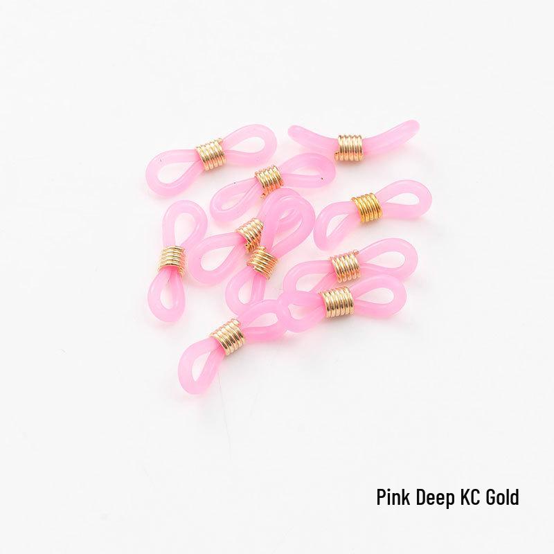 Lanț colorat din silicon pentru ochelari - Anti-alunecare, Anti-pierdere, Accesoriu pentru mască și ochelari cu cataramă de conectare