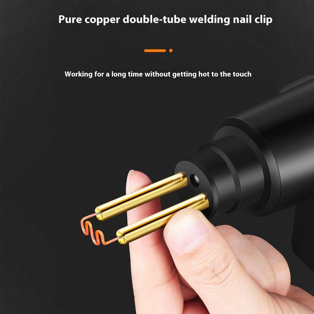Professional Automotive Plastic Bumper Welding Repair Kit 70W Fast Heating Tool Includes 200 Nails Pliers LED Light For Toys Appliances