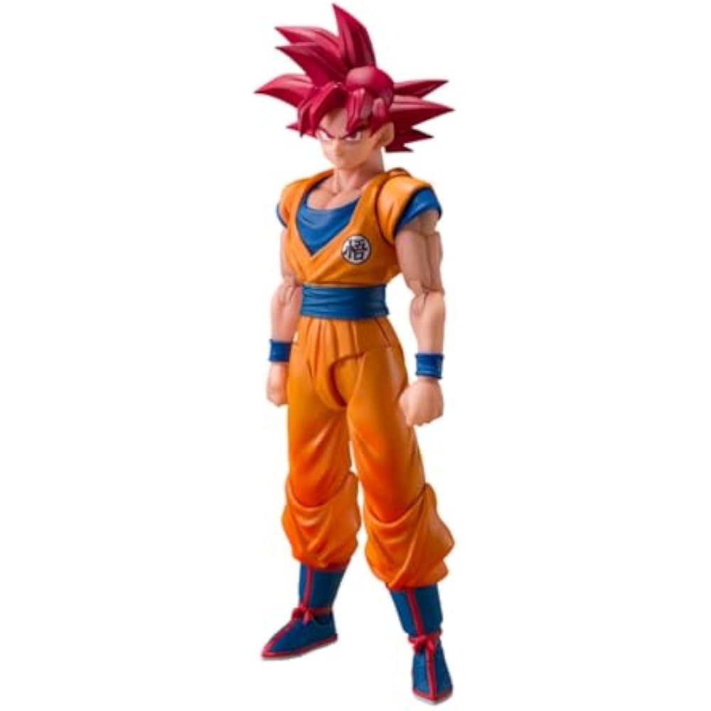 TAMASHII NATIONS S.H. Figuarts Dragon Ball Super Saiyan God Son Goku〈Figure Wearing God s Spirit〉...