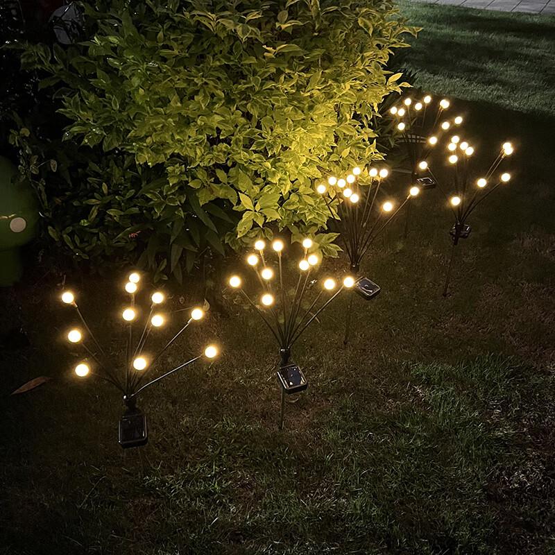 8-Head Solar Firefly Garden Lights
