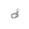 S999 Pure Silver 3D Hard-aged Crab Pendant, DIY Bracelet, Hanging Ornament, Handmade Braided Rope Material and Accessories