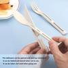 3Pcs/Set High Quality Portable Tableware Set 3 In 1 Reusable Picnic Dinnerware Set Detachable Camping Tableware