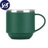 Yousheng 330ml Insulated Cup with Handle Double Wall 304 Stainless Steel Winter Indoor Tea Coffee Drinking Thermal Mug for Daily Use