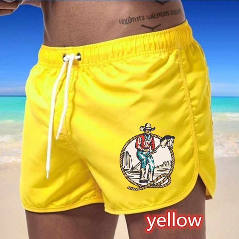 BBK-78 Summer New Men's Quick-Drying Swim Trunks Sports Pants Swimwear Beach Shorts Jogging Shorts Sports Creative Basketball Print