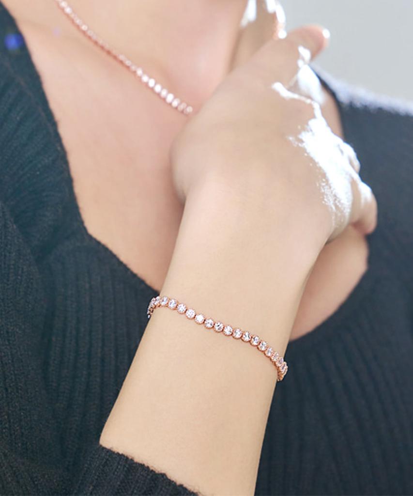 Ellejewelry Classic Tennis Bracelet Elbrbb085