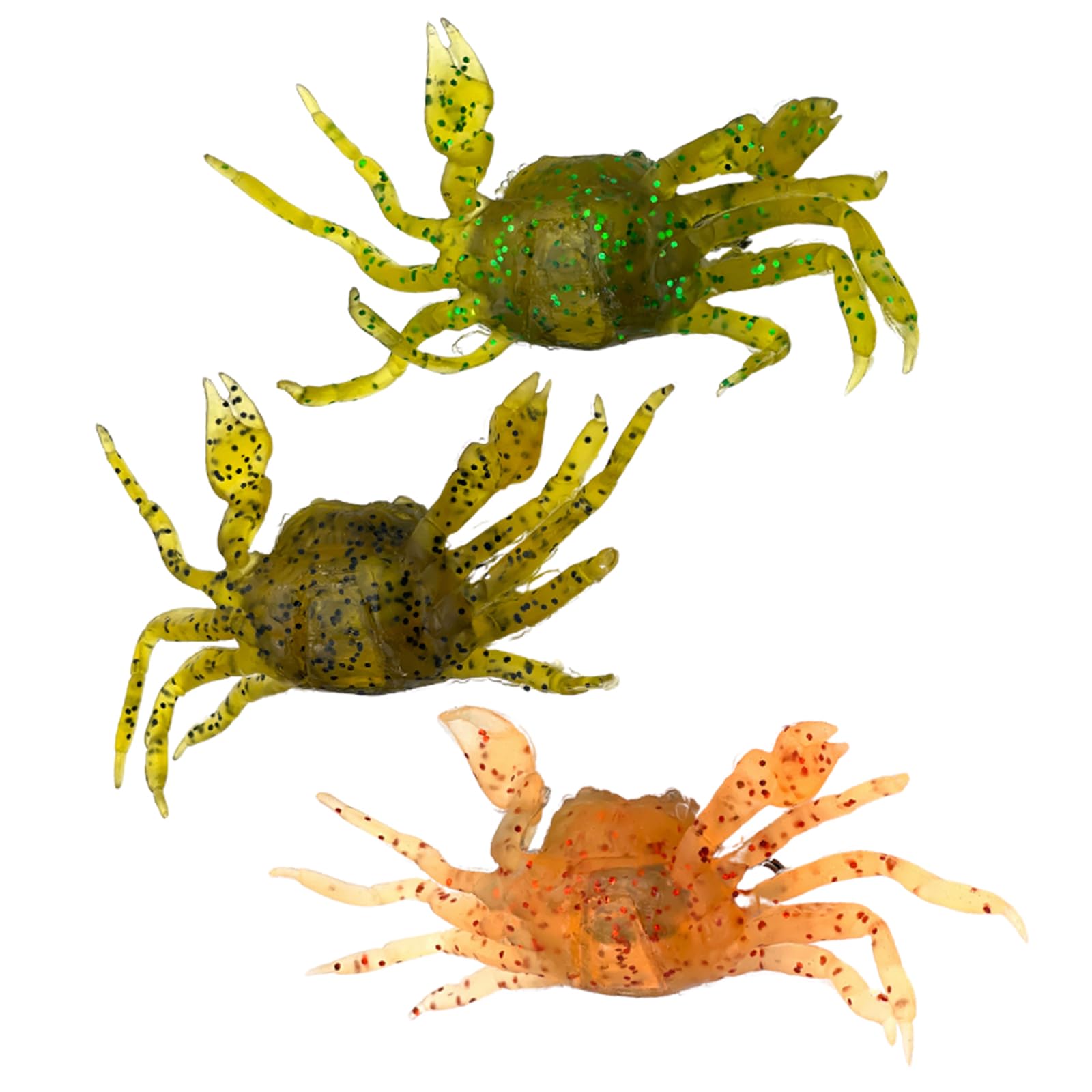 TIGRE BLANC Crab Worm Crab Octopus Fishing Soft Worm Chinook small