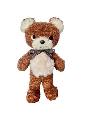 Childish Tag with Ribbon, Moko M Bear Stuffed Toy, Made In China, Bear, Teddy Bear, Animal, Birthday Present, Celebration... (brown)