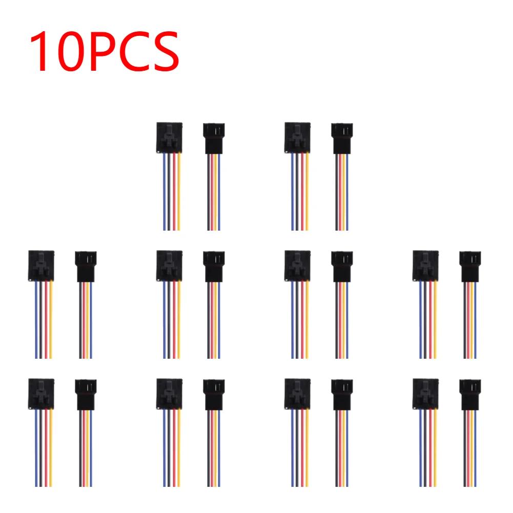 20-1PCS 5Pin to 4Pin Cooling Fan Connector Adapter Converter Extension Cable Wire Cord for Dell PC Laptop