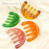 Portable Resin Scalp Massage Comb With 5 Prong For Tension Relief And Improved Circulation Head Relaxing