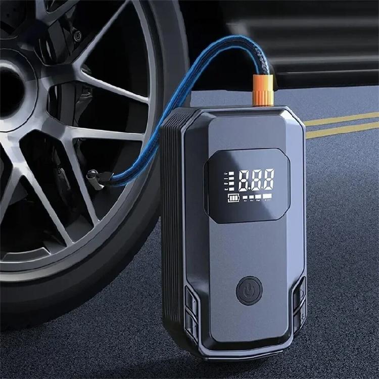 Car Emergency Power Bank with Tire Inflator Tool Car Tire Pump & Jump Starter
