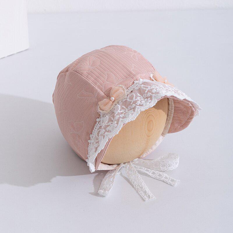 Korean Style Children's Sun Protection Lace Bucket Hat for Girls