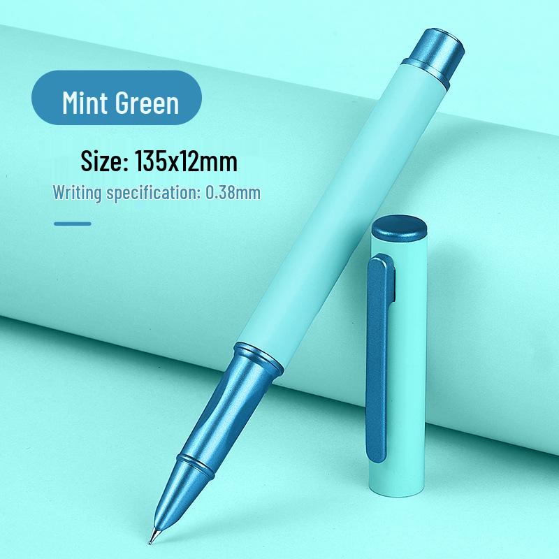 Gradient Fountain Pen with Dazzling Colors & Replaceable Ink Cartridge, Logo Customization Available