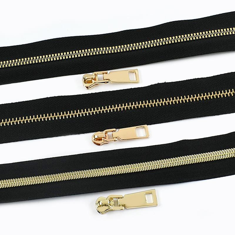 Meetee 2-10M 5# Metal/Nylon/Resin Zippers By Meter + Matching Zip Sliders Bag Clothes Zips Easy Repair Sewing Accessories
