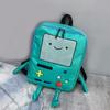 Cute Cartoon Adventure Time Backpack For Girls Japanese Style Funny And Unique Canvas Material Large Size