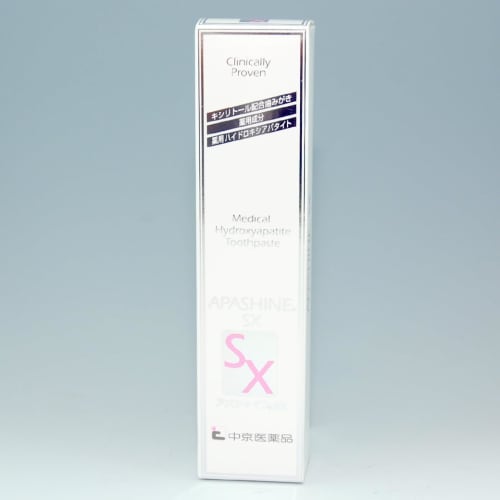 Apashine SX Hydroxyapatite Toothpaste, 135g, Medicated Toothpaste with Extra Hydroxyapatite, Prevents Bad Breath, Whitens Teeth, Original by Chukyo Ph