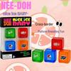 Needoh 4-Grid Sensory Squeeze Toy - Ice Cube TPR Stress Relief Toy