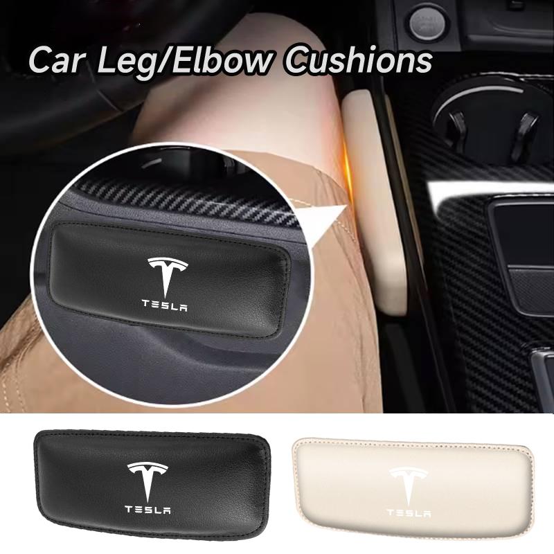 Ginocchiere per auto Tappetino per braccioli Cuscino per gomito Cuscino di supporto per gambe Interni Per Tesla Model 3 Y S X 2021 Roadster Cybertruck Giocattolo
