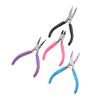 First Jewelry Jewelry Pliers Set of 4 Blue Needle-nosed Pliers Purple Round Nose Pliers Black Curved Nose Pliers