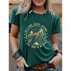 Women's Fashion Casual Summer Spring Short Sleeve O-Neck Blouses & Shirts