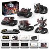 Construction Blocks Programming Robot - 5 Rransformable Forms, Remote Control And App Controlled, Programming Plaything Gifts For Kids