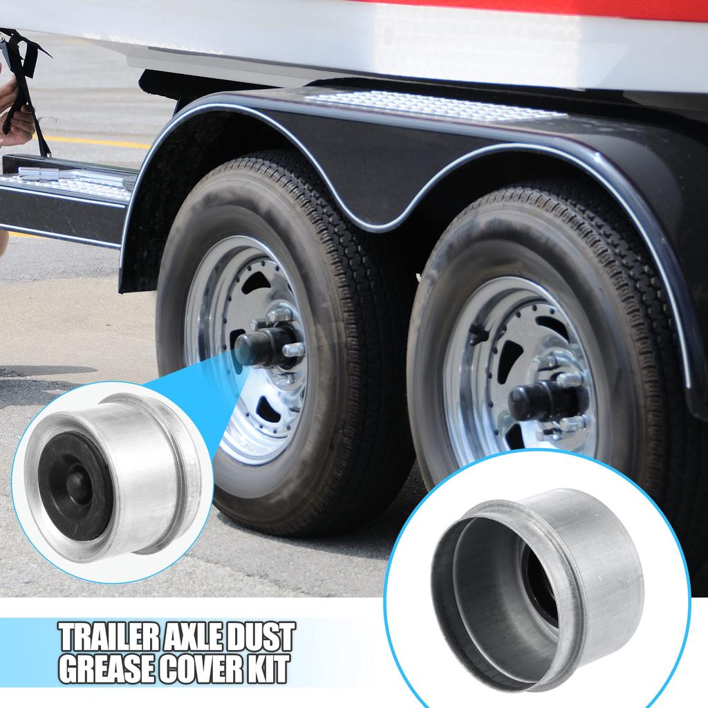 uxcell Trailer Axle Dust Cap Cup Cover Compatible with Dexter EZ Lube Trailer