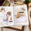 Retro Journal DIY Sticker Pack: 46 Self-Adhesive Sealing Stickers for Decoration.